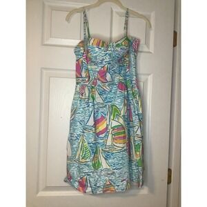 Lilly Pulitzer You Gotta Regatta‎ Georgie Dress Pockets Size 4